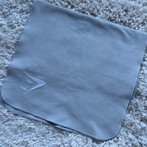 Gymshark Microfibre Gym Sweat Towel Light Gray Workout Training Towel